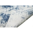 thumbnail image 3 of Bashian P141-IVBL-76X96-PS505 7 ft. 6 in. x 9 ft. 6 in. Positano Contemporary Polypropylene & Polyester Power Loom Area Rug - Ivory & Blue, 3 of 6