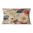thumbnail image 3 of Designart "Luminous Lace Floral Design I" Floral Printed Throw Pillow, 3 of 5