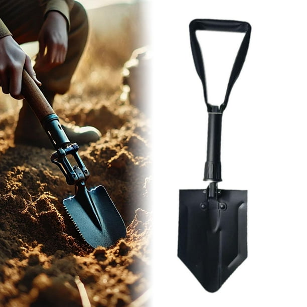 Palas de jardín, herramienta de jardinería, hierro para excavar, desherbar, cavar zanjas, palas de mano portátiles, pala para plantar, para patio, negro