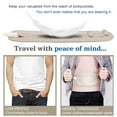 thumbnail image 5 of Travel Money Belt Under Clothes, Waist Bag Hidden Wallets Secure Chest Money Pouch Adjustable Chest Bags for Cash Passport Security Travel Pack Secret Anti-theft Money Belts for Women Men, 5 of 8