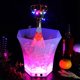 thumbnail image 5 of Cubo de hielo de vino LED brillante 5L alimentado por batería por 2 pilas AA accesorios de plástico de de almacenamiento para botella de champán, 5 of 8