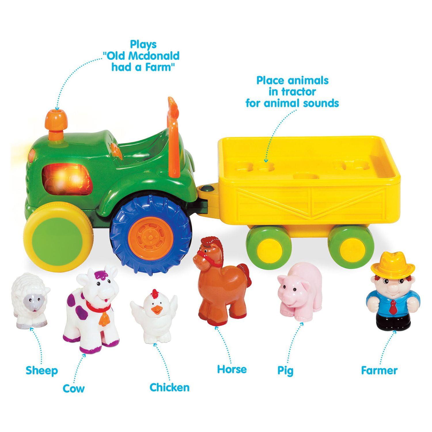 Funtime tractor farm playset deals