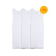 thumbnail image 1 of Camiseta Atlética Fruit of the Loom Para Niño Algodón Sustentable Blanca 3 Piezas Talla G, 1 of 4