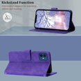 thumbnail image 4 of 12 Mini Phone Case,for iPhone 12 Mini Wallet Case,[Kickstand][Wrist Strap][Card Holder Slots] TPU Interior Protective for iPhone 12 Mini Case,PU Leather Folio Flip Cover for iPhone 12 Mini (Purple), 4 of 14