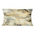 thumbnail image 3 of Designart "Opulent Hiding Hues" Abstract Printed Throw Pillow, 3 of 5