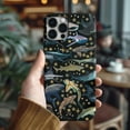 thumbnail image 4 of Cases Cover, Celestial Sharks Tough Phone Case – Dual Layer Deep Sea Galaxy Protective Cover for iPhone 16 Pro Max, 16 Plus, 15, 14, 13, 12, 11, X, Samsung Galaxy S25, S24, S23, S22, 4 of 5