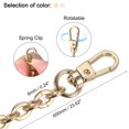 thumbnail image 2 of Uxcell 24"x0.24" Purse Chain Strap, 4Pack Purse Handle Shoulder Replacement Strap(Silver, Gold), 2 of 6