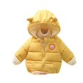 thumbnail image 1 of 2023 New Children's Down Jacket Autumn And Winter Thickened Warm Hooded Jacket Toddler Plus Fleece Padded Jacket, 1 of 2