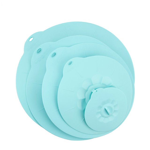 CAROOTU Spill Stopper Lid Cover Boil Over Safeguard Silicone Spill Stopper Pot Lid Multi-Function Kitchen Cooking Tool