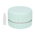 thumbnail image 2 of Mini Desk Vacuum Cleaner Strong Suction Easy to Clean Handheld Portable for Home Office Sofa Keyboard Green, 2 of 5
