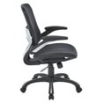 thumbnail image 2 of Office Star Mesh Back & Seat, 2-to-1 Synchro & Lumbar Support Managers Chair, Black, 2 of 5