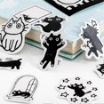 thumbnail image 2 of 45pcs Cat Theme Sticker Self Adhesive DIY Kawaii Decorative Stickers for Calendar Notebook, 2 of 3