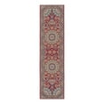 thumbnail image 2 of Unique Loom Outdoor Traditional Collection Area Rug - Wisdom (2' x 8' Runner Red/Brown), 2 of 11
