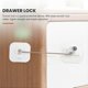 thumbnail image 2 of Fridge Lock,Refrigerator Locks,Freezer Lock with Key for Child Safety,Locks to Lock Fridge and Cabinets-1Pack, 2 of 5