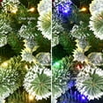 thumbnail image 2 of 7.5 ft. Pre-Lit Slim Snowy Silverton Pine Artificial Christmas Tree, 2 of 5