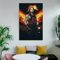 thumbnail image 6 of Roman Reigns Poster, Canvas Wall Hanging Art Painting, Artwork Print for Home Decor Bedroom Living Room Dorm, Frame, 6 of 8