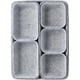 thumbnail image 2 of Juego de 8 Cajas Organizadoras de Fieltro Gris para Maquillaje de Oficina., 2 of 5