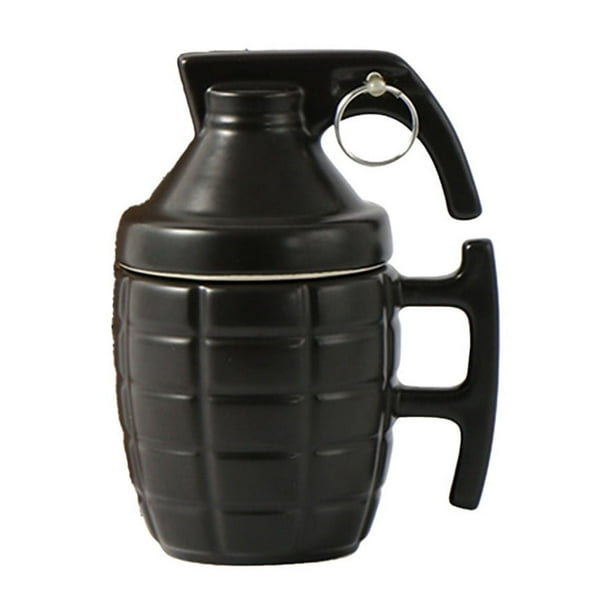 Yhmxh Utensilios de cocina Taza de cerámica con un agarre cómodo y único, ideal para café, té y bebidas calientes. Opción de regalo práctica y elegante. Muebles para cocina Accesorios de cocina