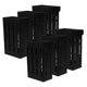 thumbnail image 5 of unbranded 1Jgo Organizador De Cubiertos De Plástico Negro Para Pared Con Práctico Para Cocina Eficiente, 5 of 7