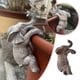 thumbnail image 3 of Estatua De Elefante Resina Artesanal Colgante Copa Estatua De Elefante Bebé Adorno Juguete Jardín Bonsái Maceta Colgante Jardín Exterior Resina Artesanal Estatua Adorno, 3 of 8