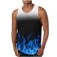 thumbnail image 1 of Hombres Casual Gradación Impresión Suéter Cuello Redondo Tanque Deportivo, 1 of 4