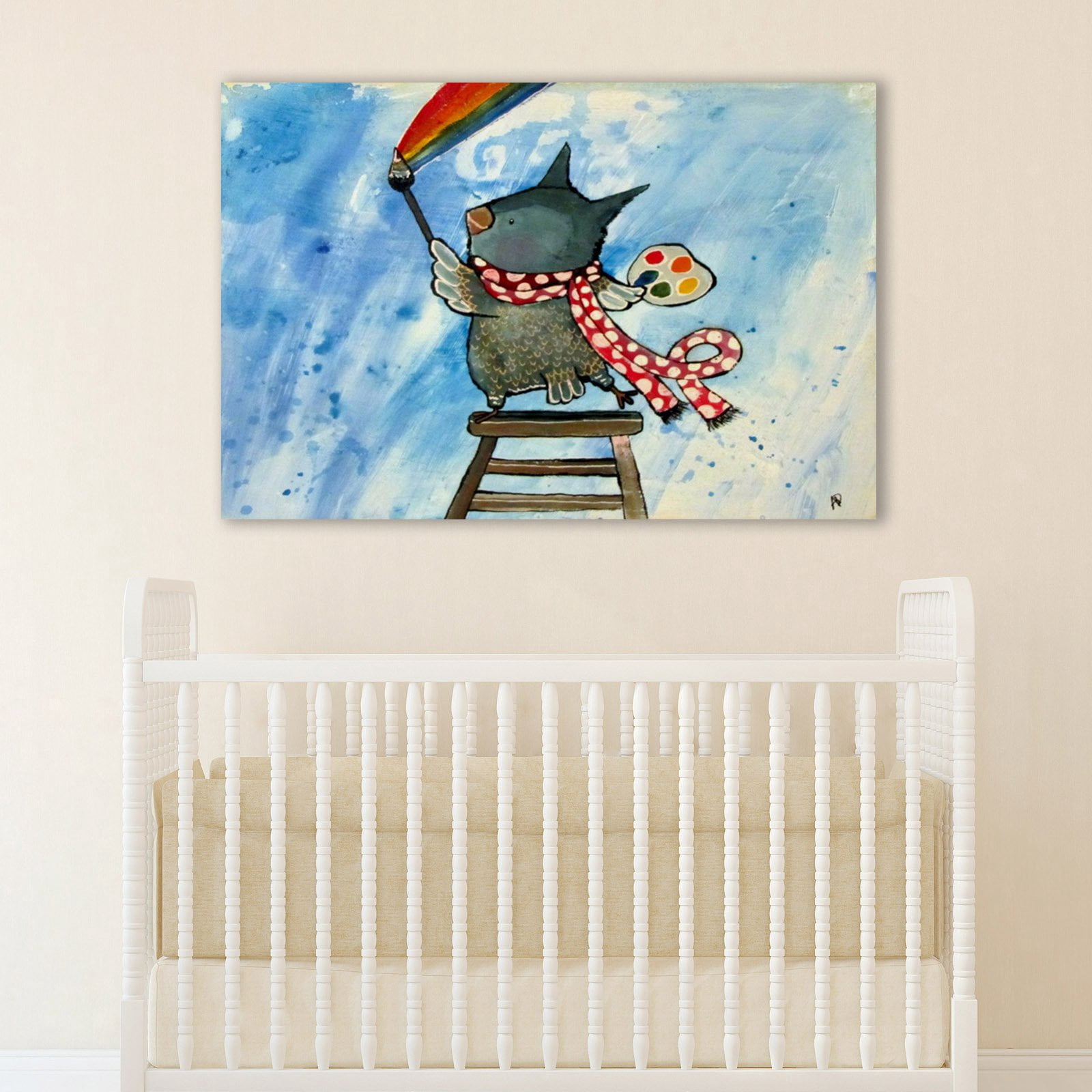 Marmont Hill "Sky Painting" by Andrea Doss Painting Print on Wrapped Canvas