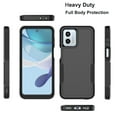 thumbnail image 4 of Njjex for Motorola Moto G 5G 2023 Phone Case,360 Full Body Shockproof Heavy Duty Protection With Tempered Glass Screen Protector Case Cover for Moto G 5G 2023 (Black), 4 of 6