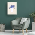 thumbnail image 4 of Trademark Fine Art Pictufy Studio Blue Palm Canvas Wall Art, 4 of 4