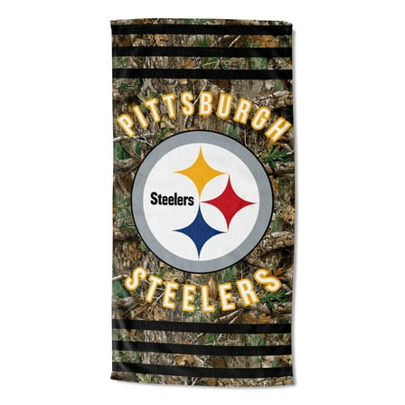 The Northwest Group  Pittsburgh Steelers 30"x 60" Three Stripes Beach Towel