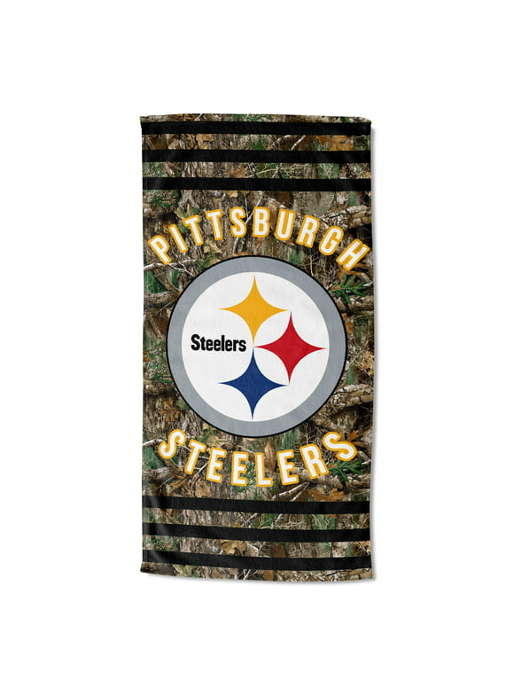The Northwest Group  Pittsburgh Steelers 30"x 60" Three Stripes Beach Towel