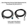 thumbnail image 5 of 2pcs Diagnostic Service Cable Diagnostic Service System Diagnostic Tool Replacement For Tesla Model S/x 2012-2016 3/y Metal Joint Cable Length 150cm/5, 5 of 5