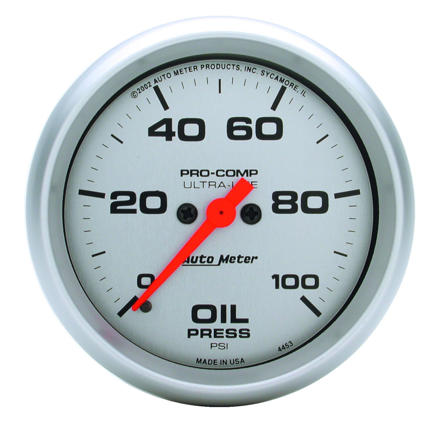 AutoMeter 4453 UltraLite Electric Oil Pressure Gauge