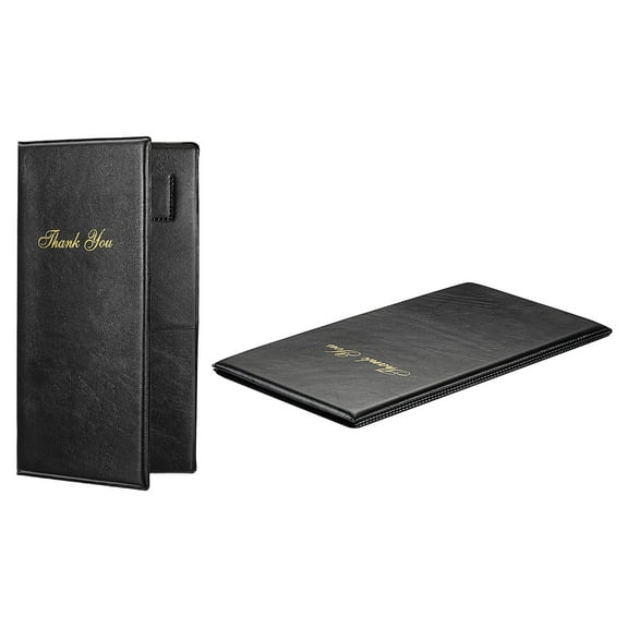 Uxcell Check Book, 2 Pcs Guest Books Restaurant Holder
