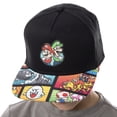 thumbnail image 4 of Nintendo Super Mario and Luigi Character Youth Flat Bill Adjustable Snapback Hat, 4 of 5