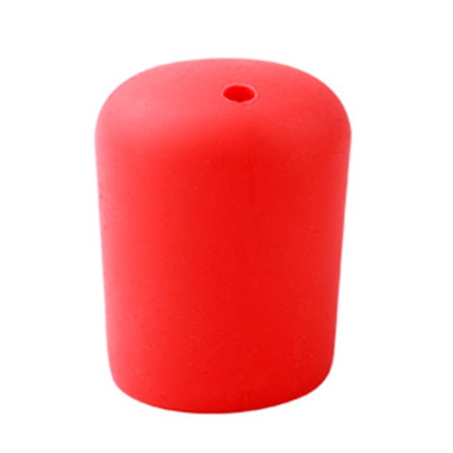 Fishing Rod End Cap Silicone Fishing Rod Plug Fishing Rod Handle Protective Case Red S