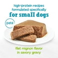 thumbnail image 3 of Purina Beneful IncrediBites Small Wet Dog Food Real Soft Filet Mignon in Gravy, 3.5 oz Tub, 3 of 10