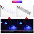 thumbnail image 1 of Luces interiores del coche, luces LED de tirarere del coche, Kit LED de Control de aplicación para coche, modo DIY y Sensor de para USB blanco, 1 of 2