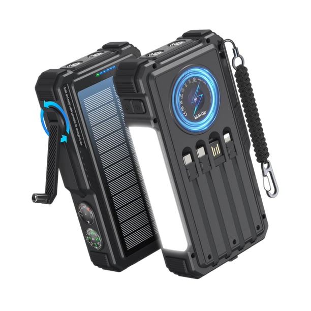 Power Bank BLAVOR B007 Solar Inalámbrico 20W 20000mAh