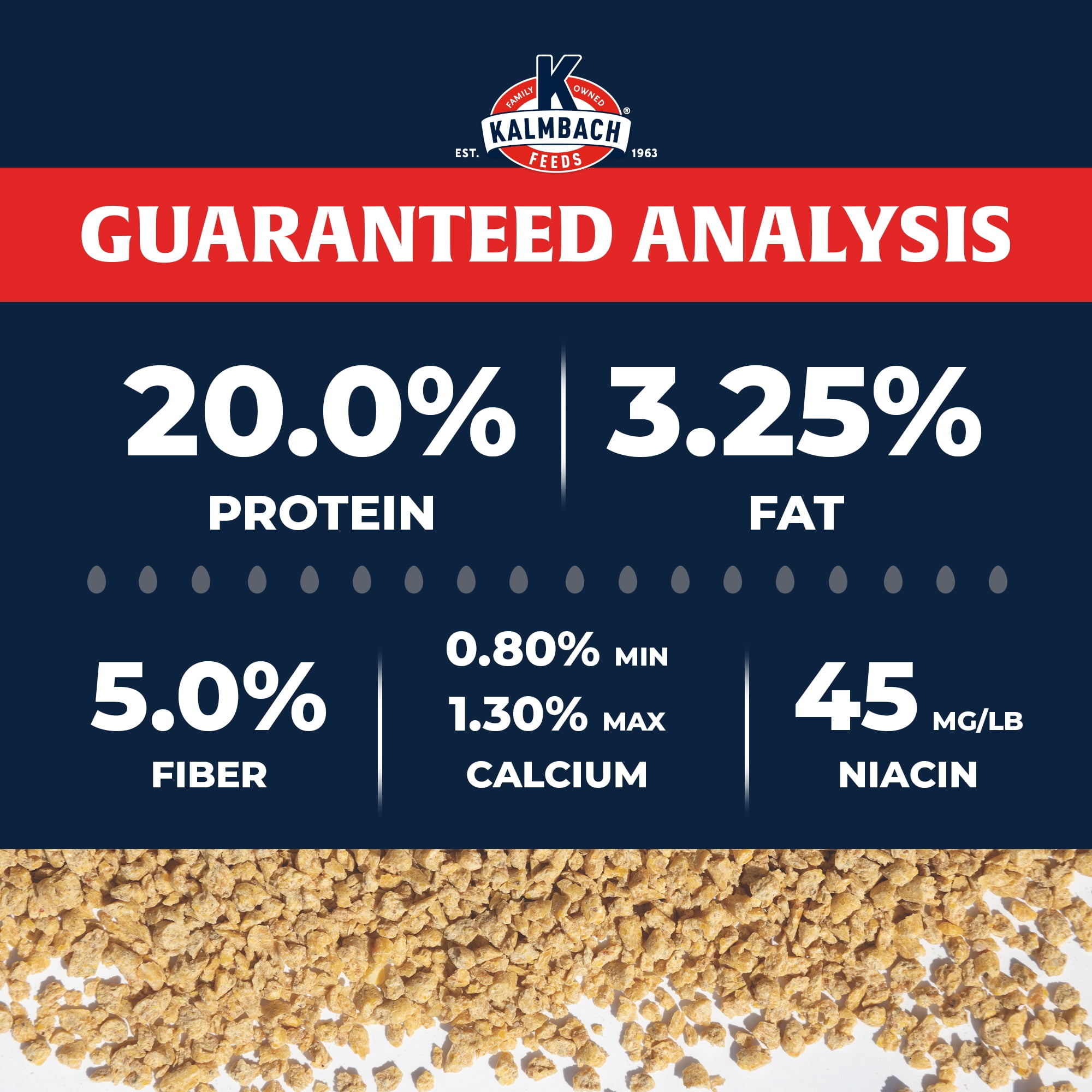 Kalmbach Feeds All Natural 20% Flock Maker Crumble, 50 lb