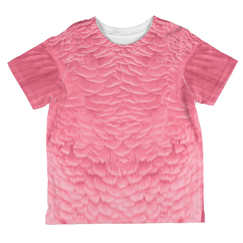 Halloween Pink Flamingo Costume All Over Toddler T Shirt Multi 6t Walmart Com Walmart Com
