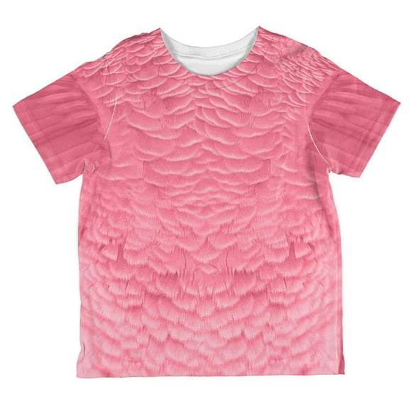 Halloween Pink Flamingo Costume All Over Toddler T Shirt Multi 4T