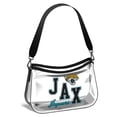thumbnail image 2 of WEAR by Erin Andrews Jacksonville Jaguars Clear Stadium Mini Purse, 2 of 5
