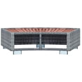 thumbnail image 5 of vidaXL Marche de Spa Gris Rotin Poly 92x45x25 cm, 5 of 5