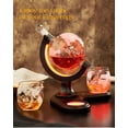 thumbnail image 3 of Set de decantadores Whiskey Globe Kollea de 900 ml RGB Light, 3 of 7