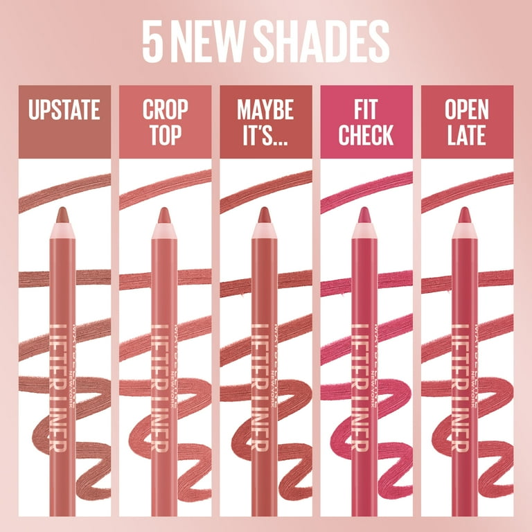Maybelline Lifter Liner Lip Liner Makeup with Hyaluronic Acid