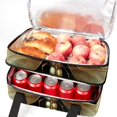 thumbnail image 5 of Dragonfly Double Layered Insulated Refrigerated Large Capacity Lunch Bag with Two Compartments - 7.1x11.4x16.1 Inches, 5 of 6