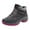 Grey, variant on Winter Hiking Boots for Women Suede Hook and Loop Platform Snow Booties Trendy Furry Lined Anti Slip Sneakers