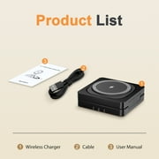 Wireless Charger for iPhone 17 16 15 14 13 12, Charging Station for Airpods 4 3 2, Watch Charger for iWatch Series, 3 in 1 Charging Pad
