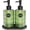 Green&black, variant on Green Glass Soap and Lotion Dispenser Set with Tray by Brighter Barns - Liquid Hand Soap Dispenser and Pump - Bamboo Bathroom Accessories & Modern Bathroom Decor (Green)