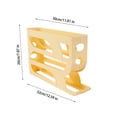 thumbnail image 3 of Fiudx Rejilla para Huevos, Bandeja Deslizante Automática para Huevos, Organizador para Refrigerador Que Ahorra Espacio, Soporte Seguro y Suave para Huevos, Solución de Almacenamiento En La Cocina, Di, 3 of 4